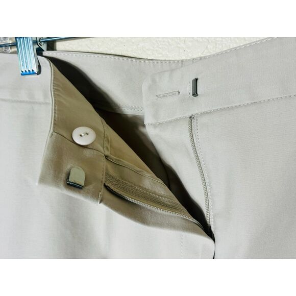 Lafayette 148 New York Khaki Menswear Women Straight Leg Pants 6 Retail $598 - Picture 5 of 10